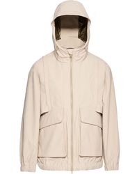 Geox - Iridea Hooded Light Flap Jacket - Lyst