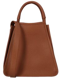 Longchamp - Le Foulonne Small Leather Handbag - Lyst