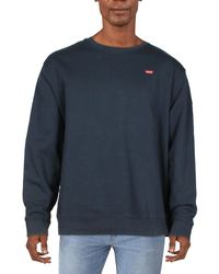 Levi's - Core Crew Fleece Pullover Sweatshirt - Lyst