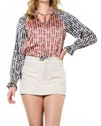 Thml - Labyrinth Long Sleeve Blouse - Lyst