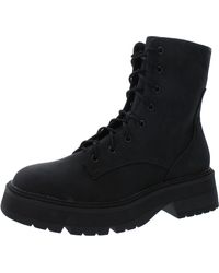 MIA - Lilth Faux Leather Lug Sole Combat & Lace-up Boots - Lyst