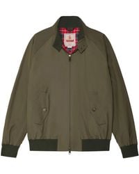 Baracuta - Classic Bomber Jacket With Contrasting Details - Lyst