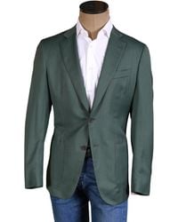 Isaia - Sea- Solid Wool Sport Jacket - Lyst