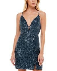 Speechless - Juniors Sequined Mini Cocktail And Party Dress - Lyst