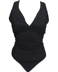 Jantzen - Solid High Waist One-piece Swimsuit - Lyst
