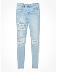 American Eagle Outfitters - Ae Ne(x)t Level Ripped Low-rise jegging - Lyst