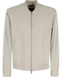 Montecore - Microfiber Ribbed-Collar Polyester Bomber Jacket - Lyst