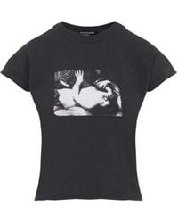 Enfants Riches Deprimes - Faded Cotton Demon Assemblage Baby Tee - Lyst