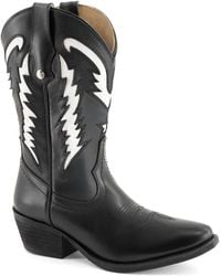 Forastero - Leather Western Boots - Lyst