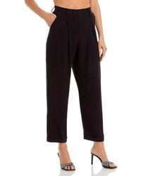Just BEE Queen - Kai Linen Blend Cropped Ankle Pants - Lyst
