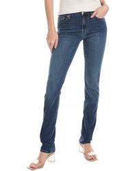 7 For All Mankind - Kimmie New Luxe Duc Form Fitted Straight Leg Jean - Lyst