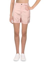 Seven7 Utility Stretch Casual Shorts - Pink