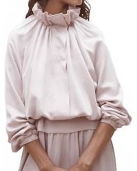 Suncoo - Dorian Short Satin Jacket - Lyst