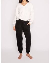 Pj Salvage - Cable Sweater Banded Jogger - Lyst