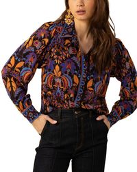 Hale Bob - Paris Button Down Silk Shirt - Lyst
