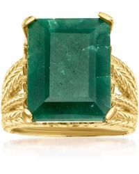 Ross-Simons - Emerald Multi-Row Ring - Lyst
