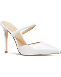 MICHAEL Michael Kors - Jessa Leather Pointed Toe Mules - Lyst