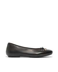 Fitflop - Delicato Bow Soft Leather Ballet Flat - Lyst