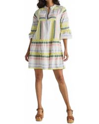 Thml - Bell Sleeve Pattern Knit Dress - Lyst