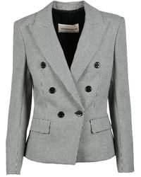 Alexandre Vauthier - Double-Breasted Viscose Wool Jacket - Lyst