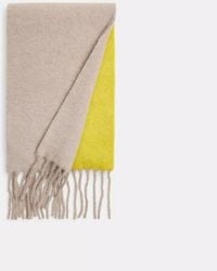 COACH - Colorblock Muffler With Rubber Patch - Lyst