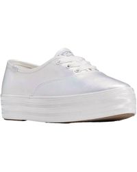 Keds - Point Pearlized Lace Up Sneaker - Lyst
