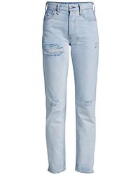 Rag & Bone - Maya High Rise Slim Fit Montauk Ripped Jeans - Lyst