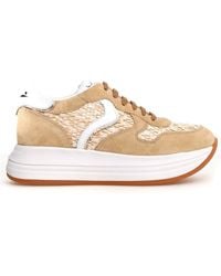 Voile Blanche - Merry Mesh & Leather Sneaker - Lyst