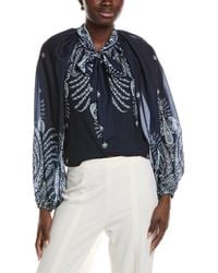 Kobi Halperin - Shiloh Print Chiff Blouse - Lyst