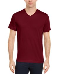 Club Room - V Neck Cotton T-shirt - Lyst