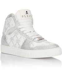 Philipp Plein - High Top Sneakers Carson Monogram Strass - Lyst