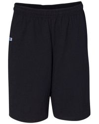 Russell - Essential Jersey Cotton Shorts With Pockets - Lyst