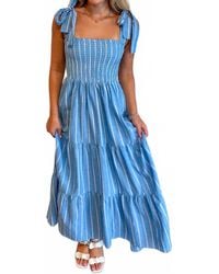 Olivaceous - Nautical Views Maxi Dress - Lyst