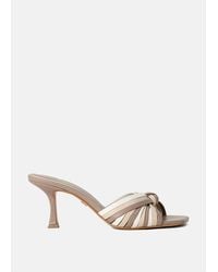 Shu Shop - Faux Leather Strap Heel Sandal - Lyst