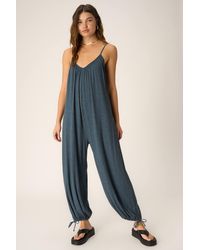 Project Social T - Let's Bounce Shirred Strappy Jumpsuit - Lyst