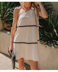 Anna Grace - Aria Wavy One-Shoulder Mini Dress - Lyst