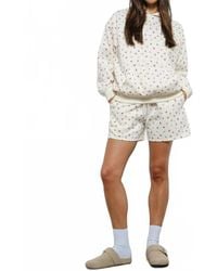 Pretty Garbage - Cherry Bow Print Sweat Shorts - Lyst