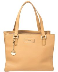 DKNY - Leather Bryant Park Zip Tote - Lyst