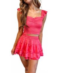Reset By Jane - Buttercup Ruffle Skort - Lyst