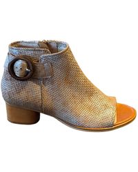 Eric Michael - Open-Toe Ankle Bootie - Lyst