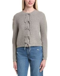 Lea & Viola - Bow Cardigan - Lyst