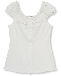Habitual - Button Front Top - Lyst