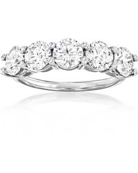 Ross-Simons - Lab-Grown Diamond 5-Stone Ring - Lyst