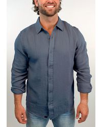The Normal Brand - Kalo Long Sleeve Button Up Shirt - Lyst