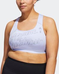 adidas - Capable Of Greatness Bra (plus Size) - Lyst