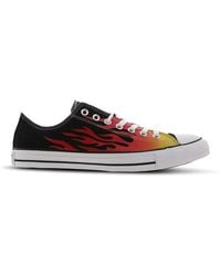 Converse - Chuck Taylor All Star Ox Black Textile Low Sneakers - Lyst