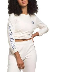 The North Face - Places We Love T-Shirt Gardenia Long Sleeve Fts372 - Lyst