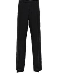 Rick Owens - Wide-Leg Tailored Wool Pants With Pleat Detail - Lyst