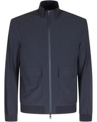 DUNO - Sound Trevi Bomber Patch Pocket Polyamide Bomber Jacket - Lyst