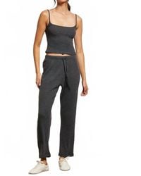 PERFECTWHITETEE - Remi Sweater Rib Drawstring Pant - Lyst